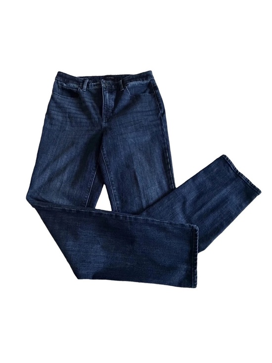 Denim - Talbots Jeans Womens 6 Blue Dark Wash Denim Mid Rise Straight Stretch Casual